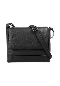 Сумка через плечо, натуральная кожа BETTY BARCLAY, черный