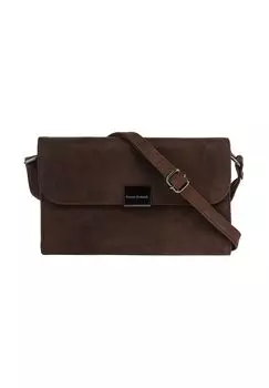 Сумка через плечо, натуральная кожа bruno banani, коричневый
