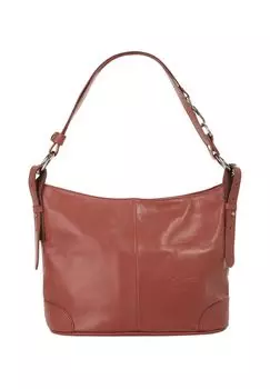 Сумка через плечо, натуральная кожа, производство Италия Samantha Look, цвет Alt Rosa