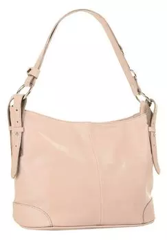 Сумка через плечо, натуральная кожа, производство Италия Samantha Look, розовый