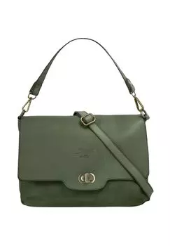 Сумка через плечо, натуральная кожа, производство Италия Samantha Look, мята