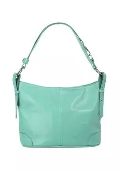 Сумка через плечо, натуральная кожа, производство Италия Samantha Look, мята