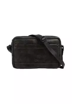 Сумка через плечо, натуральная кожа SANSIBAR, черный