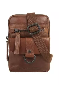 Сумка через плечо, натуральная кожа SPIKES & SPARROW, цвет Cognac