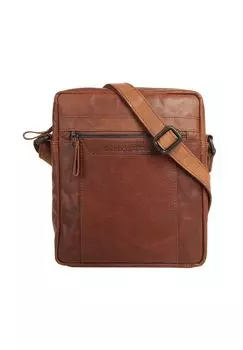 Сумка через плечо, натуральная кожа SPIKES & SPARROW, цвет Cognac