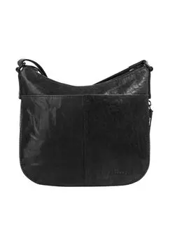 Сумка через плечо, натуральная кожа SPIKES & SPARROW, черный