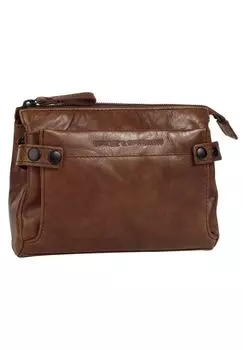 Сумка через плечо, натуральная кожа SPIKES & SPARROW, цвет Cognac