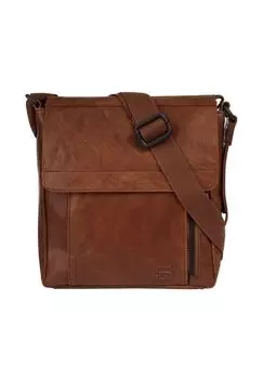 Сумка через плечо, натуральная кожа SPIKES & SPARROW, цвет Cognac