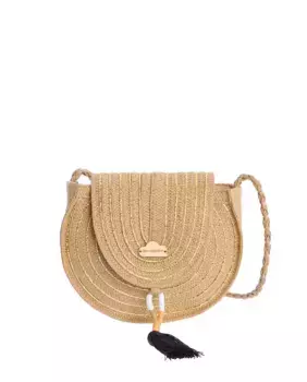 Сумка через плечо натурального цвета на молнии Don Algodn, цвет Natural