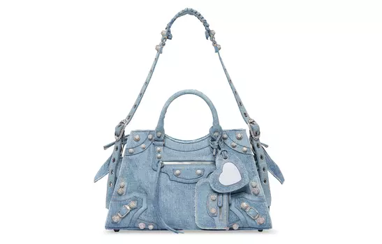 Сумка через плечо Neo Cagole City Denim Balenciaga