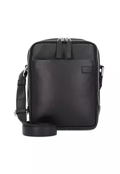 Сумка через плечо непринужденная кожаная 17 см PICARD, черный