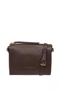 Сумка через плечо 'Niki' из кожи наппа Pure Luxuries London, коричневый