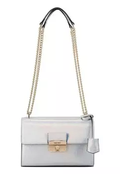 Сумка через плечо Nine West, серебро
