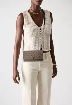 Сумка через плечо NOELLE II XBODY FLAP ORGANIZER Guess, коричневый