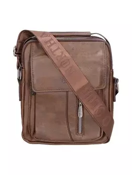 Сумка через плечо Northampton Polo Club Crossbody Bag, темно-коричневый