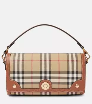 Сумка через плечо Note Check Burberry, бежевый