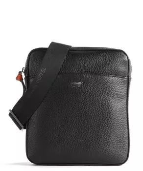 Сумка через плечо Novara из зерненой яловой кожи Braun Bffel, черный