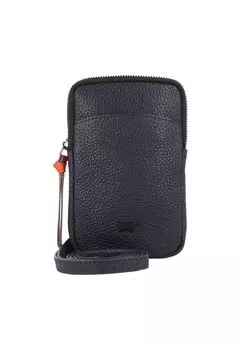 Сумка через плечо Novara кожаная 10 см BRAUN BFFEL, темно-синий