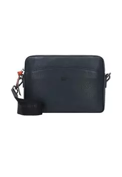 Сумка через плечо Novara кожаная 26,5 см BRAUN BFFEL, темно-синий