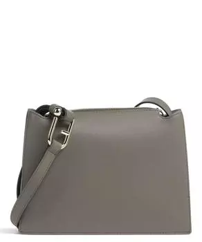 Сумка через плечо Nuvola s из мелкозернистой телячьей кожи. Furla, хаки