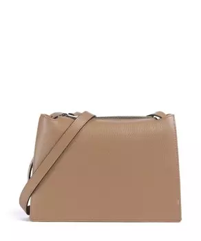 Сумка через плечо nuvola s из зерненой кожи Furla, коричневый