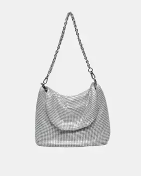 Сумка через плечо Oceans Diary из белой металлической сетки Abbacino, белый