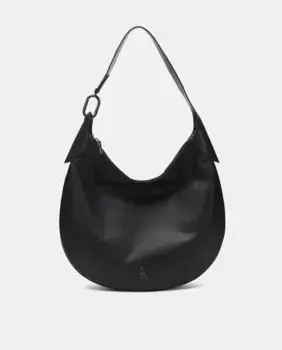 Сумка через плечо Oceans Diary из черной кожи Abbacino, чёрный