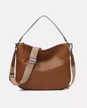 Сумка через плечо Oceans Diary из коньячной кожи Abbacino, коричневый