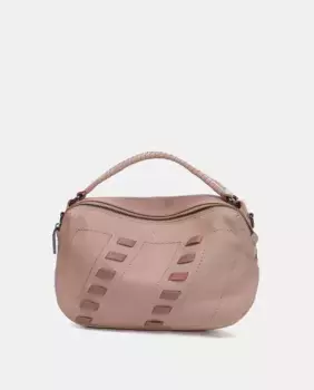 Сумка через плечо Oceans Diary из розовой кожи с деталями из прошлого Abbacino, розовый