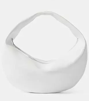 Сумка через плечо Olivia из лаковой кожи Khaite, Optic White