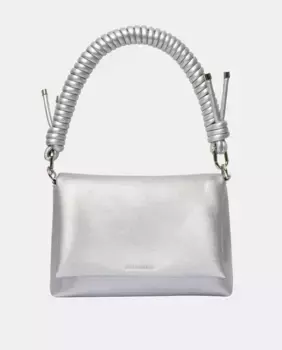 Сумка через плечо Olivia Mareque Модель Olivia серебристого цвета