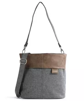 Сумка через плечо Olli OT8 полиэстер, искусственная кожа Zwei, серый