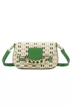 Сумка через плечо Orta из искусственной кожи Fontanella Fashion, зеленый
