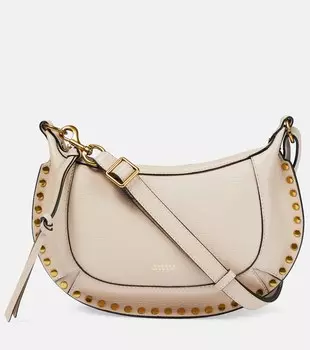 Сумка через плечо Oskan Moon из кожи Isabel Marant, бежевый