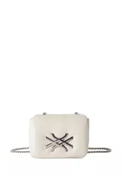 Сумка через плечо Padded Shoulder United Colors of Benetton, белый