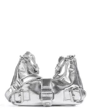 Сумка через плечо Palma из переработанного нейлона Nnoo, серебряный