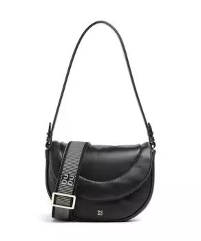 Сумка через плечо panarea из мелкозернистой кожи Dudu Bags, черный