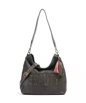 Сумка через плечо Paoliweg 2 из зернистой коровьей кожи Taschendieb Wien, зеленый