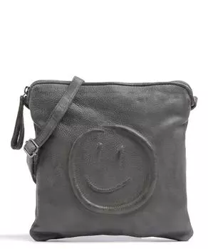 Сумка через плечо Paradiesgarten 8 из зернистой яловой кожи Taschendieb Wien, серый