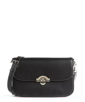 Сумка через плечо Paris Mdaille из гладкой яловой кожи. Lancaster, черный