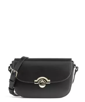 Сумка через плечо Paris Mdaille из мелкозернистой яловой кожи. Lancaster, черный