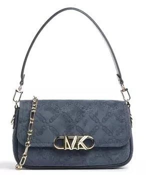 Сумка через плечо Parker из матовой яловой кожи Michael Kors, синий