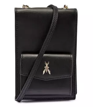 Сумка через плечо Patrizia Pepe porta telefono/portafogli, черный