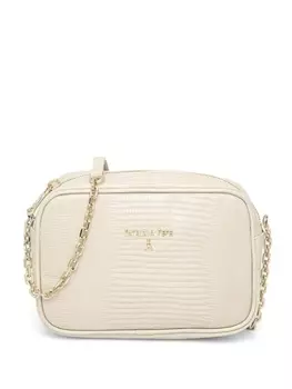 Сумка через плечо Patrizia Pepe с металлическим логотипом, серый