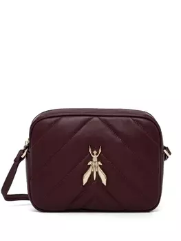 Сумка через плечо Patrizia Pepe с металлическим логотипом, красный