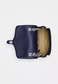 Сумка через плечо PEBBLED SMALL BRADLEY CONVERTIBLE BAG Ralph Lauren, темно-синий