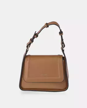 Сумка через плечо Pierre Cardin PU черный цвет, светло-коричневый