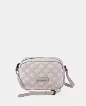 Сумка через плечо Pierre Cardin с ремнем через плечо из черного нейлона с мягкой подкладкой, цвет Crema