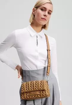 Сумка через плечо PILLOW CROSSBODY KARL LAGERFELD, серо-коричневый
