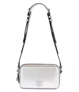Сумка через плечо Pinko CAMERA CASE, серебро
